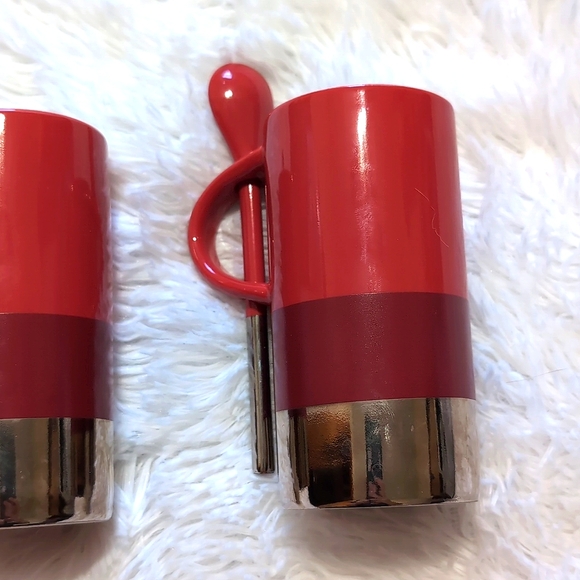 Starbucks Set of 2 Tall Espresso Holiday Mugs with Spoons - Picture 7 of 13